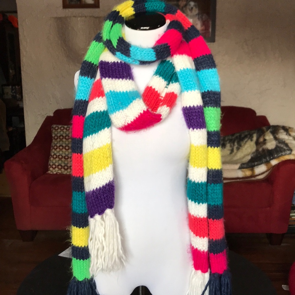 2 multicolored Aeropostale scarves